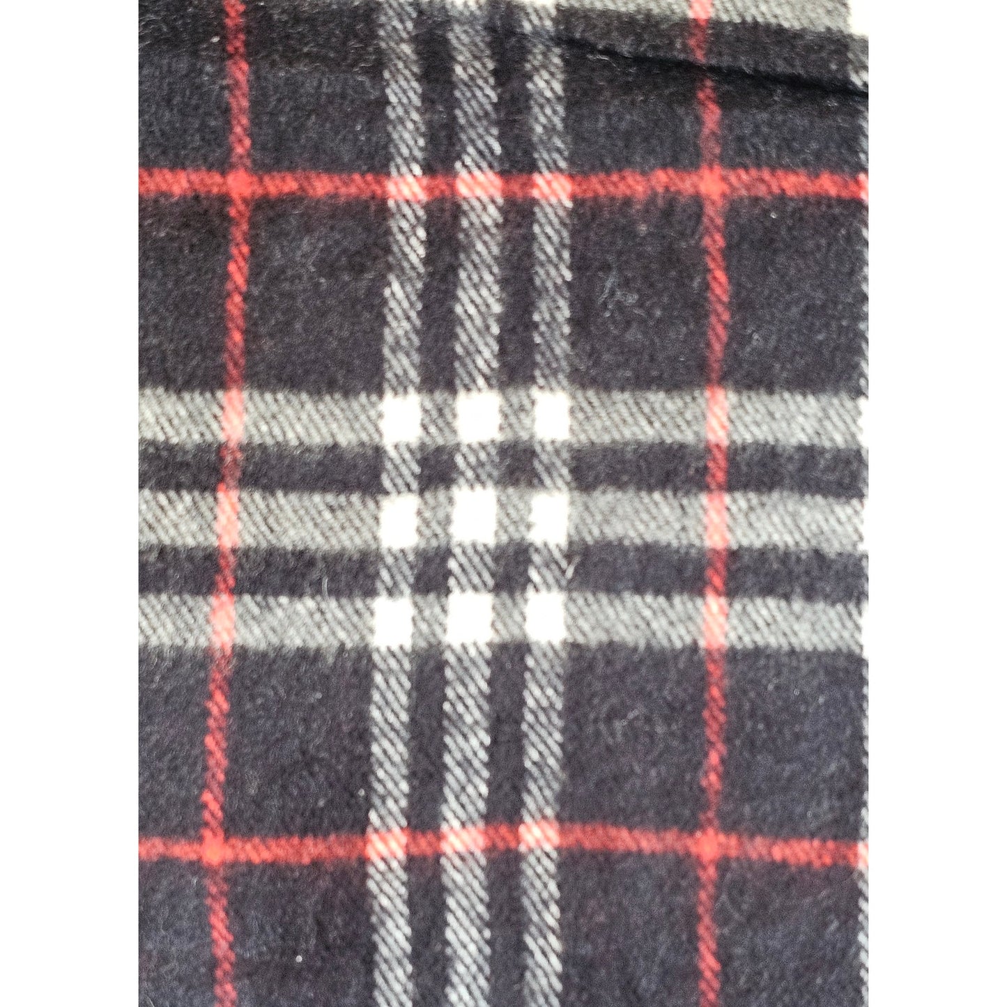 BURBERRYs of London 100% Lambswool Blue & Red Scarf Nova Check Vintage (2)