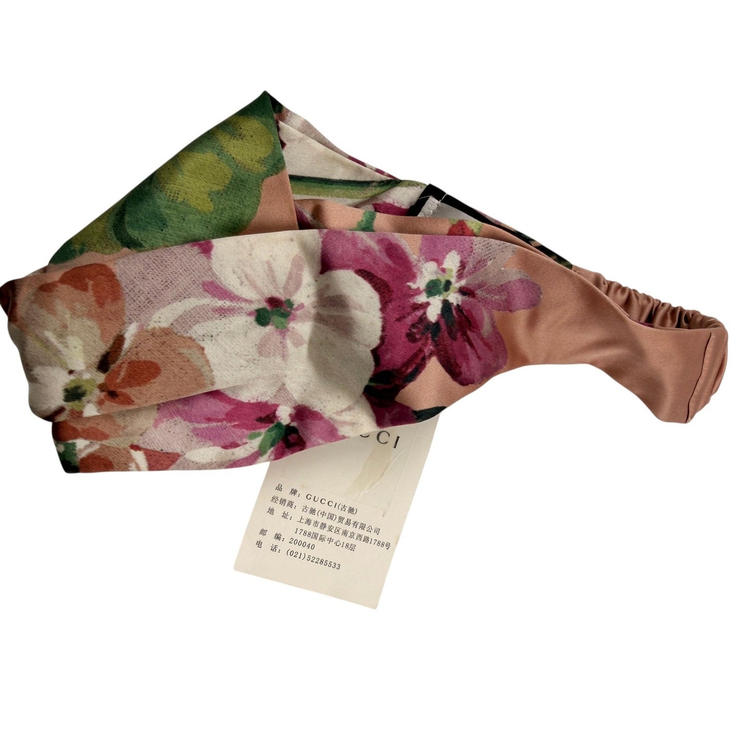 Gucci Silk Flora/Blooms Headband NWT Pink