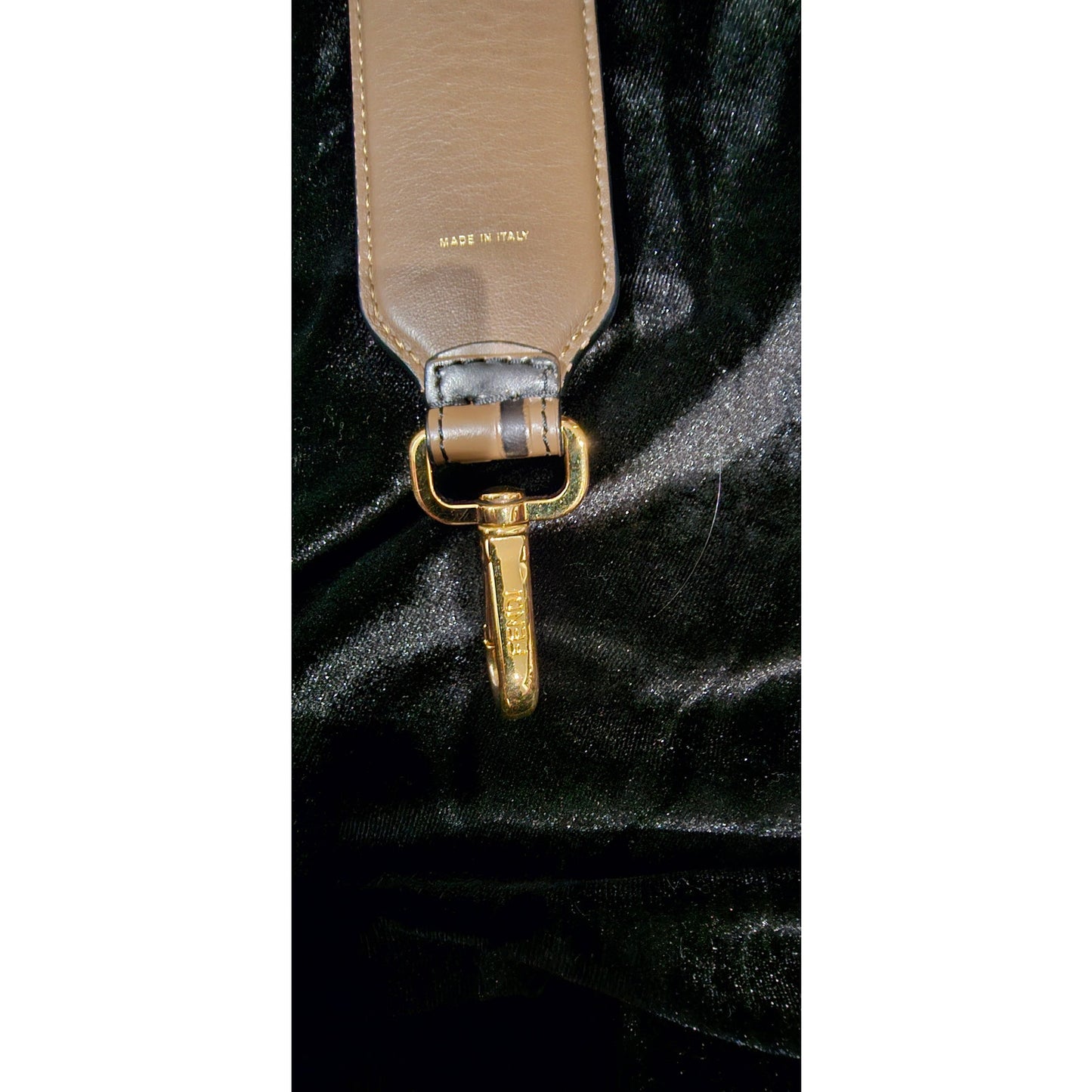 Fendi Mini Strap You Leather Shoulder Strap