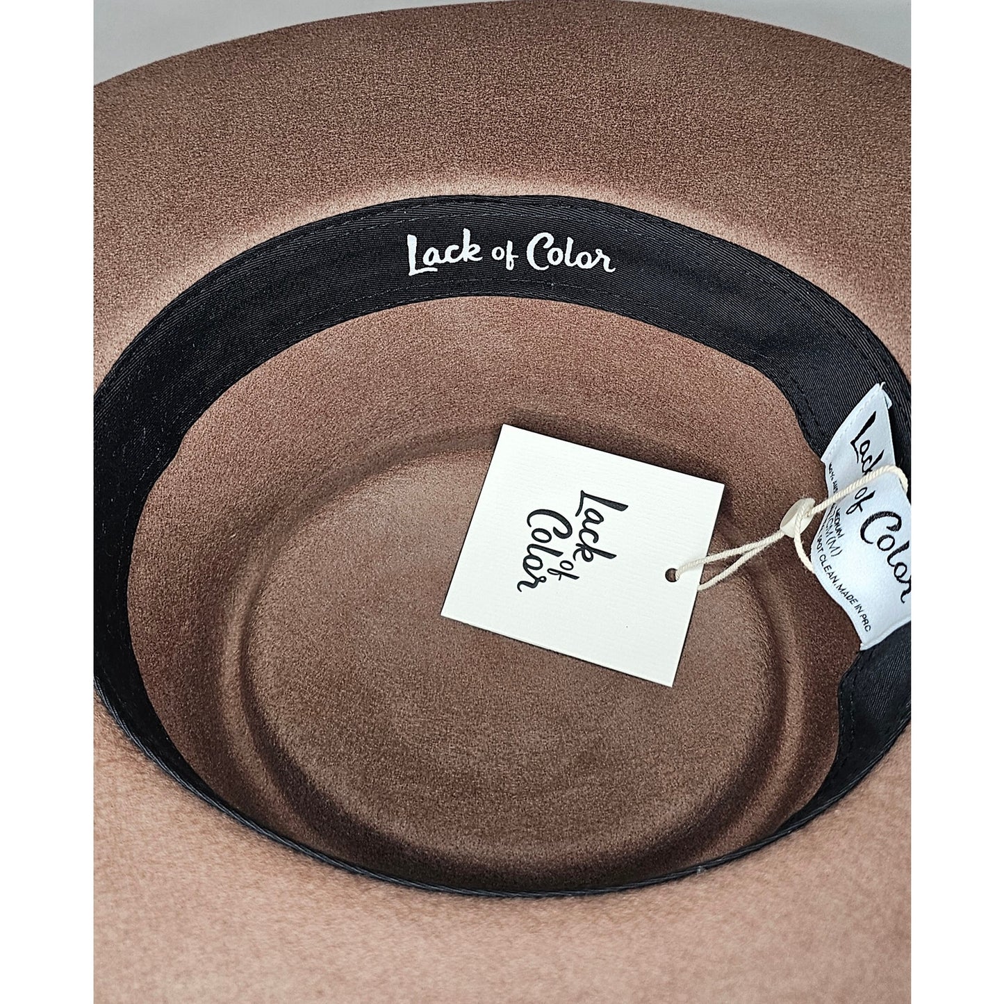 Lack of Color Women's The Mirage Boater Suede-Trimmed Hat