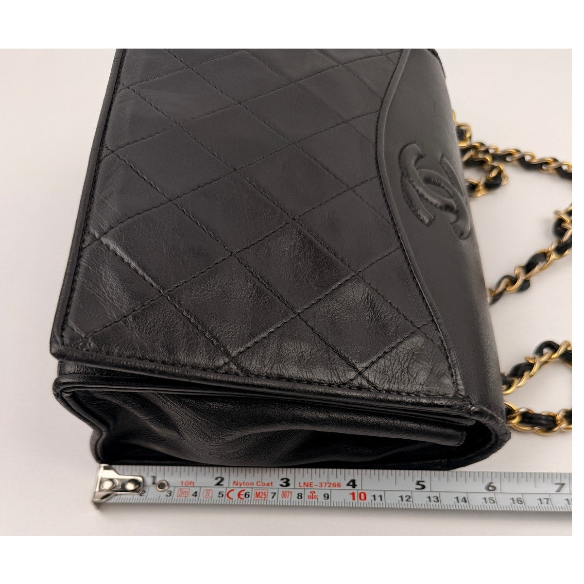 Chanel Lambskin Quilted Timeless CC Small Single Flap Black
