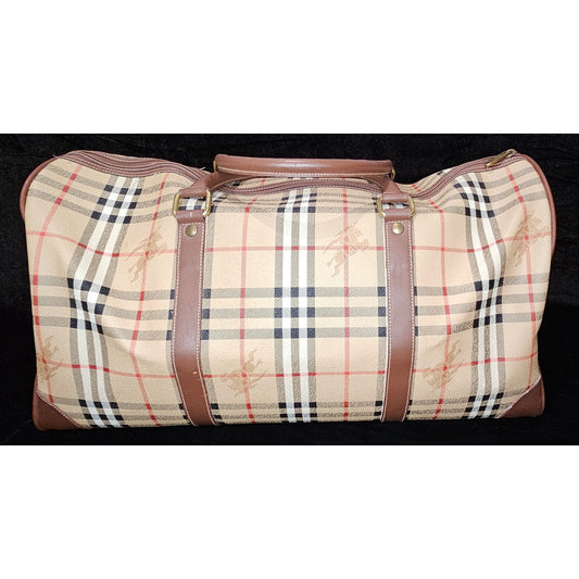 Burberry Nova Check Boston Travel Bag
