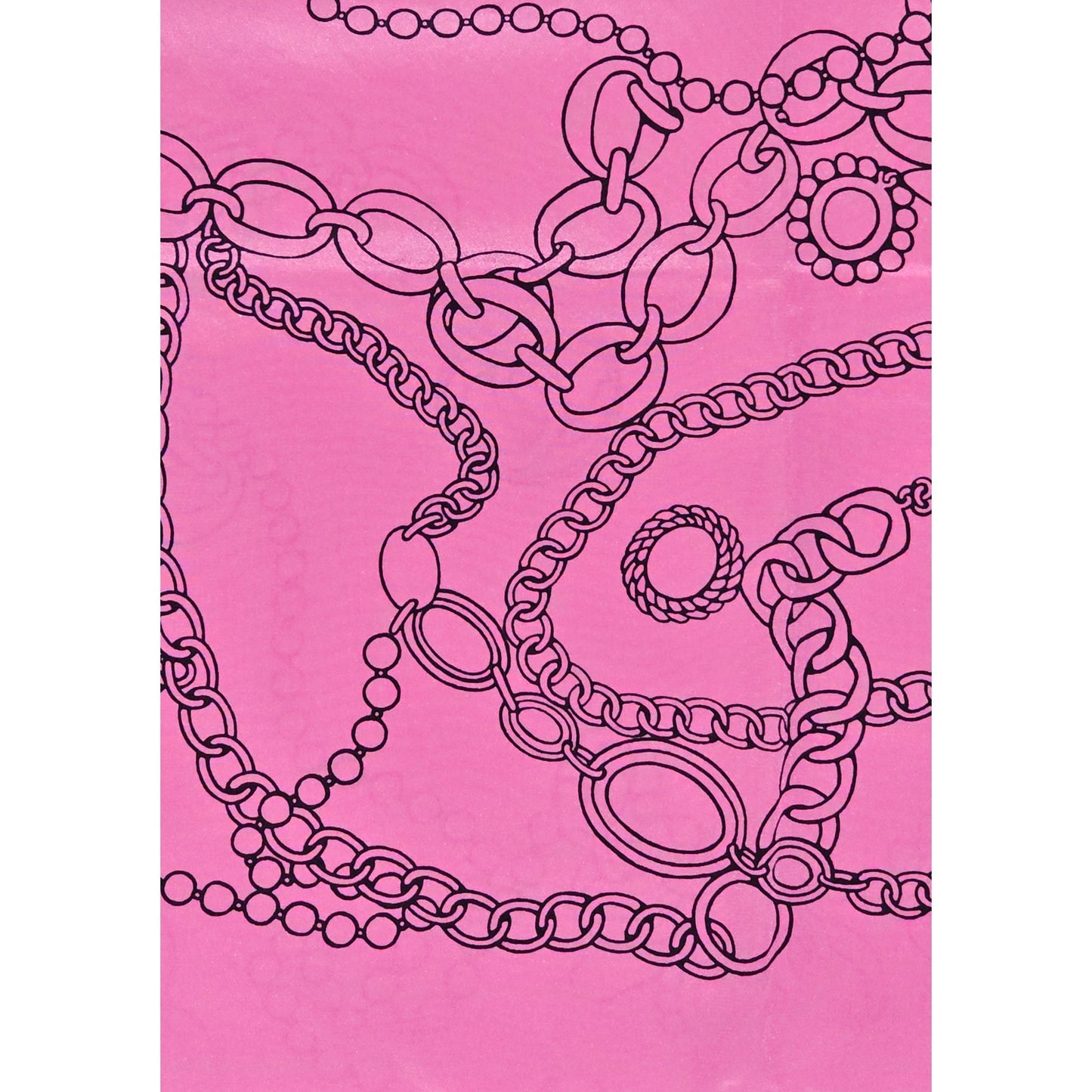 CHANEL CC logo chain design scarf