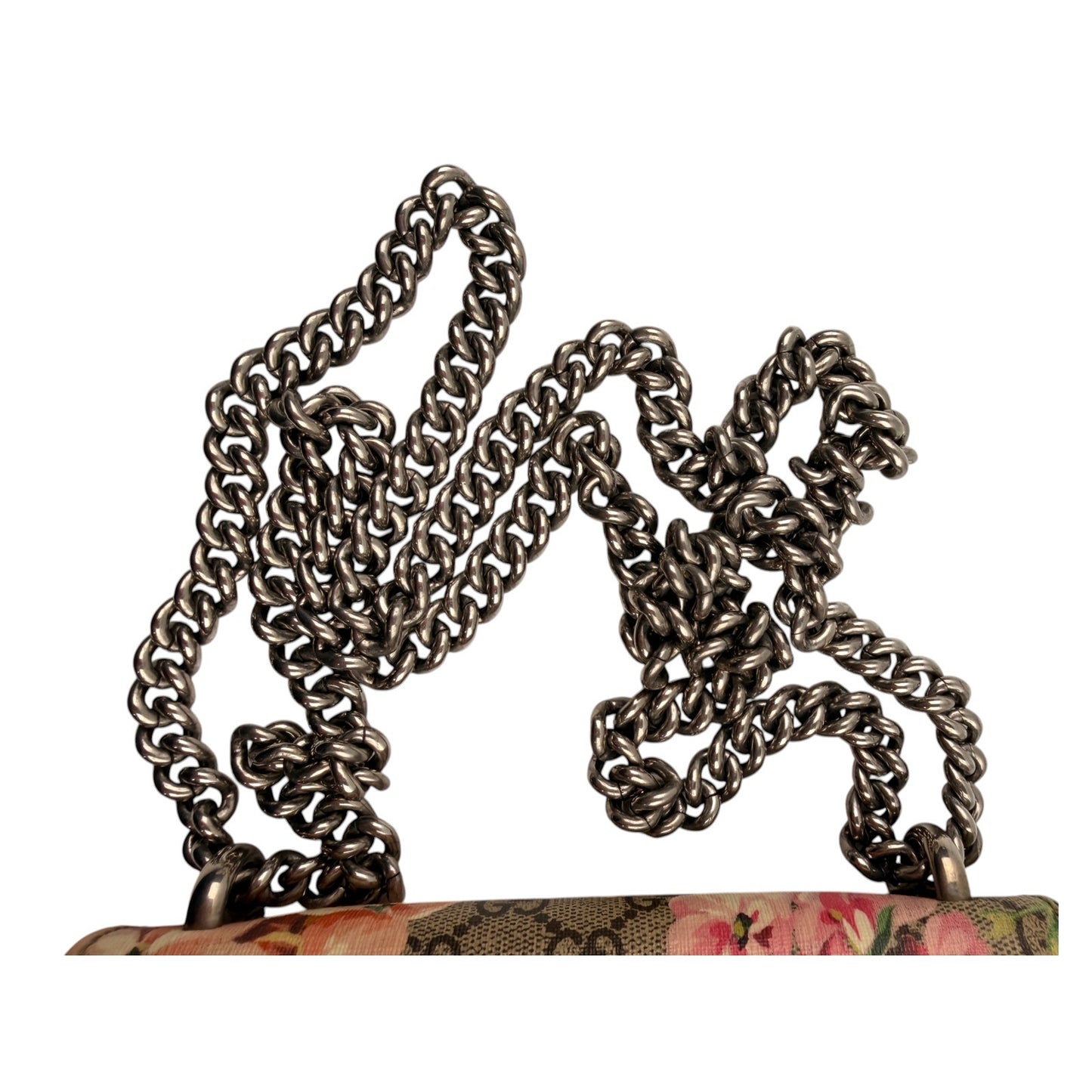 Gucci Beige/Pink GG Blooms Coated Canvas Mini Dionysus Bag