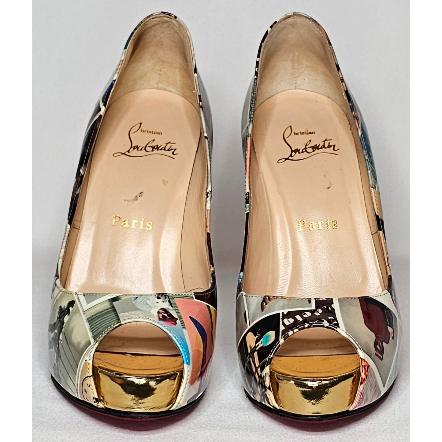 Christian Louboutin Very Privé patent leather heels