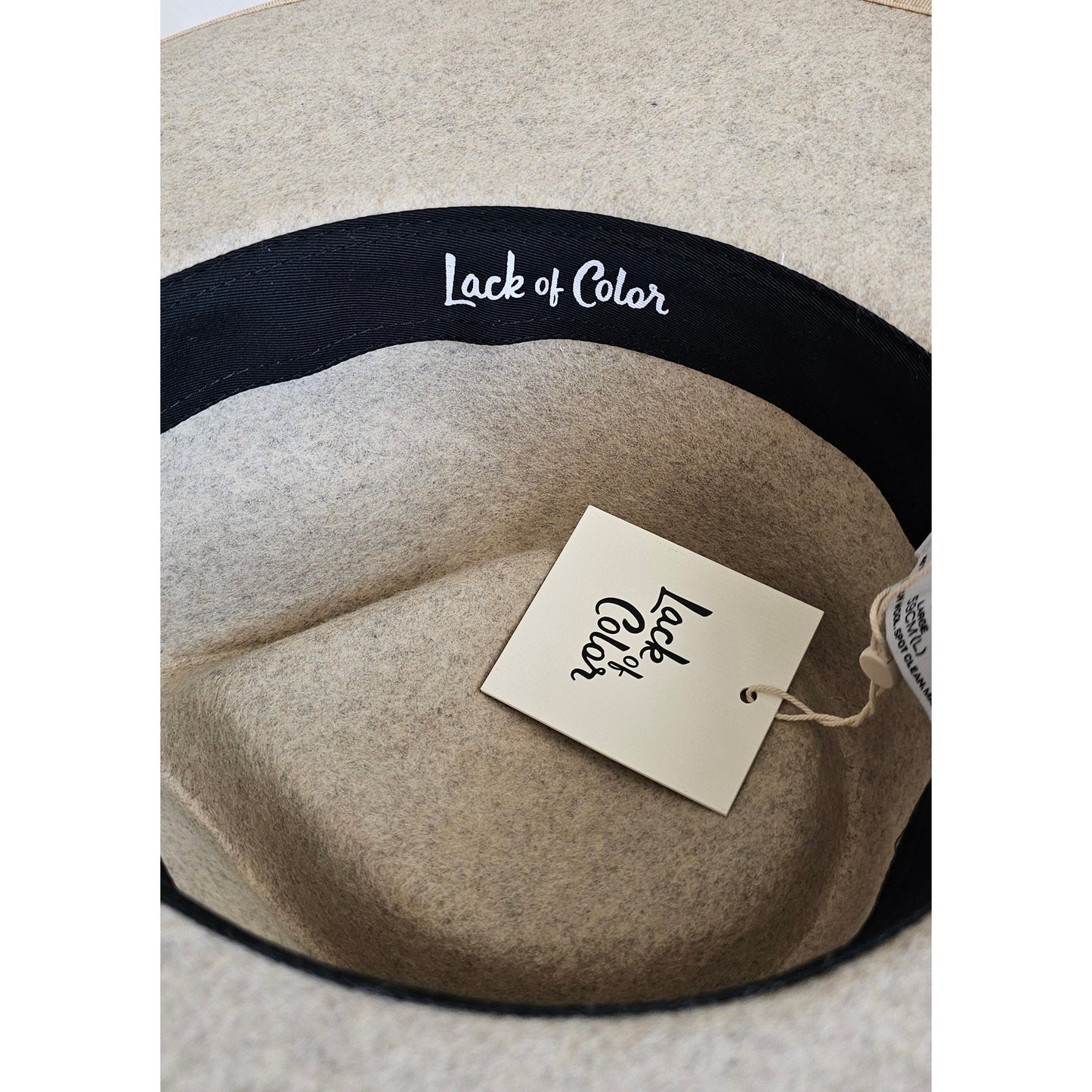 Lack of Color Carlo Speckled Grey Rancher hat (Ivory)
