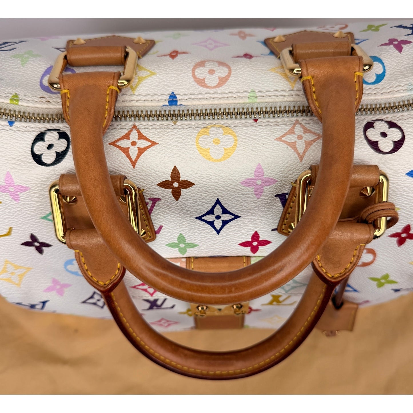 Louis Vuitton Monogram Multicolor x Takashi Murakami 2003 Monogram Speedy 30 handbag