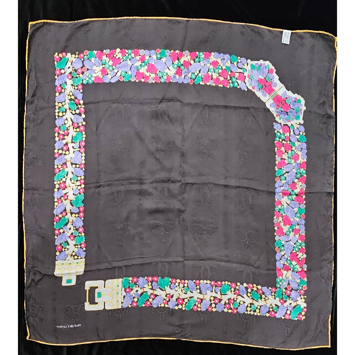 Must de Cartier Square Silk Scarf