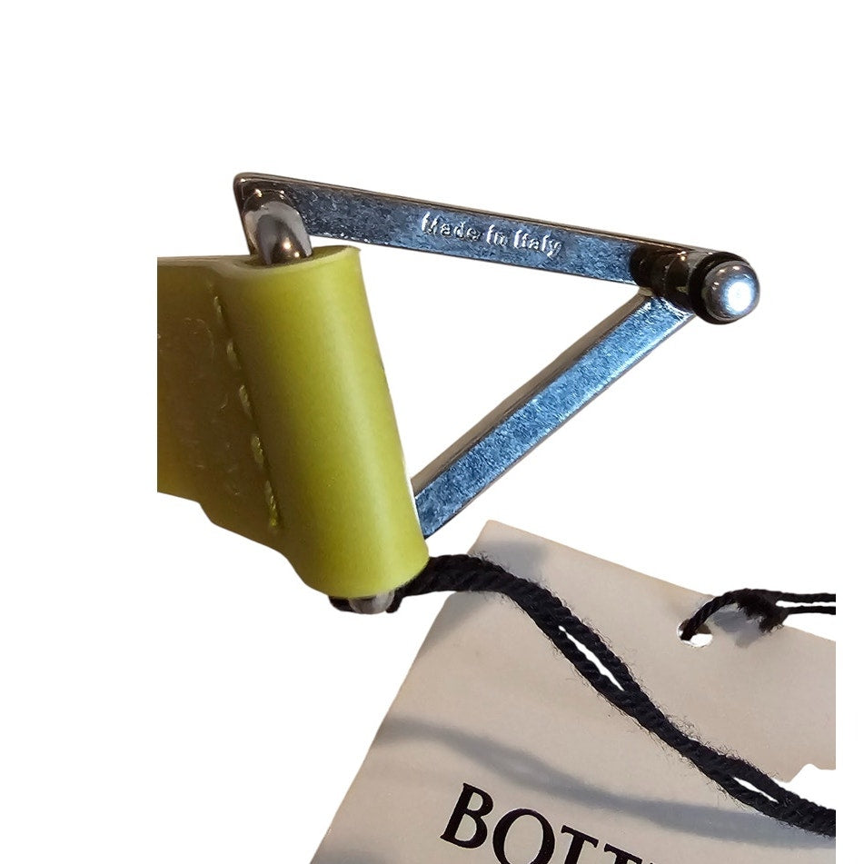 Bottega Veneta Cintura Double Gummy triangle Belt - Fluorescent Yellow 80cm/32in