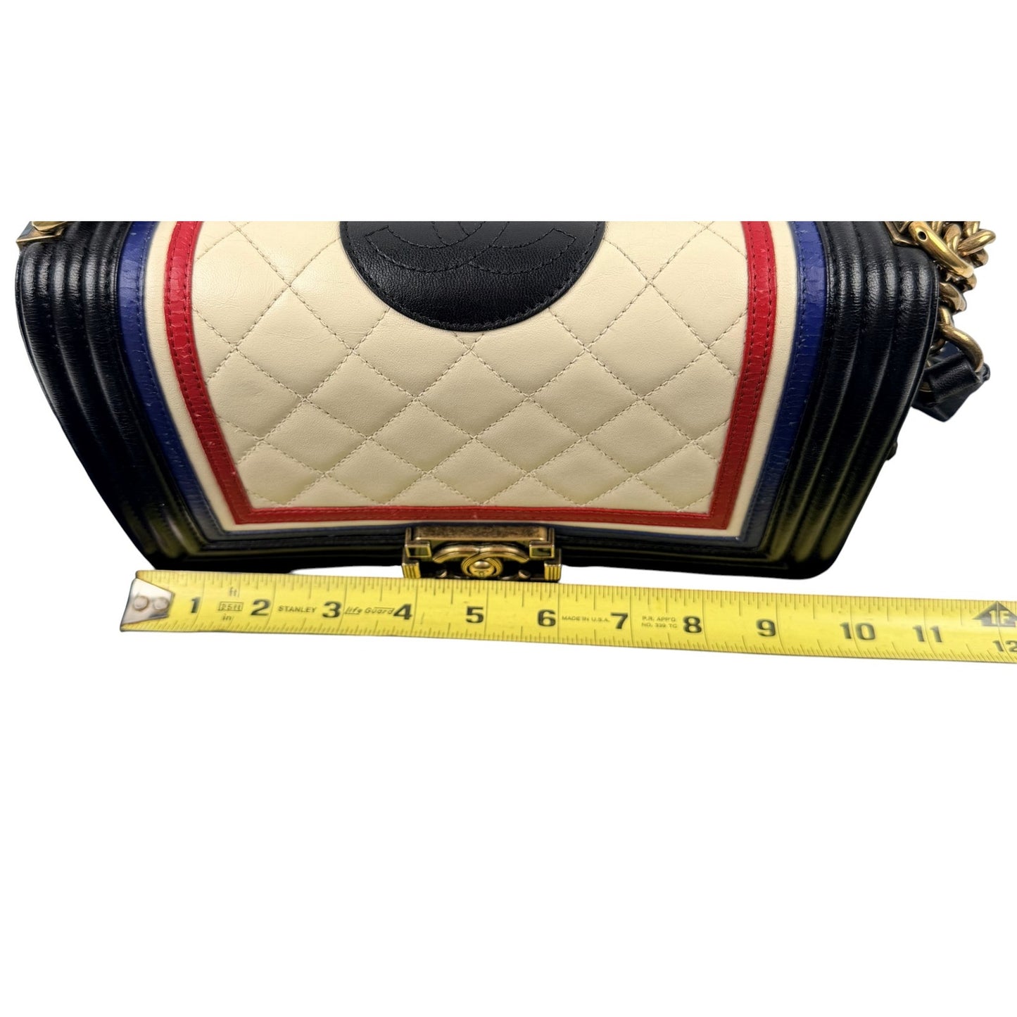 Chanel Lambskin Quilted Crest Embellished Boy Flap bag LIMITED EDITION