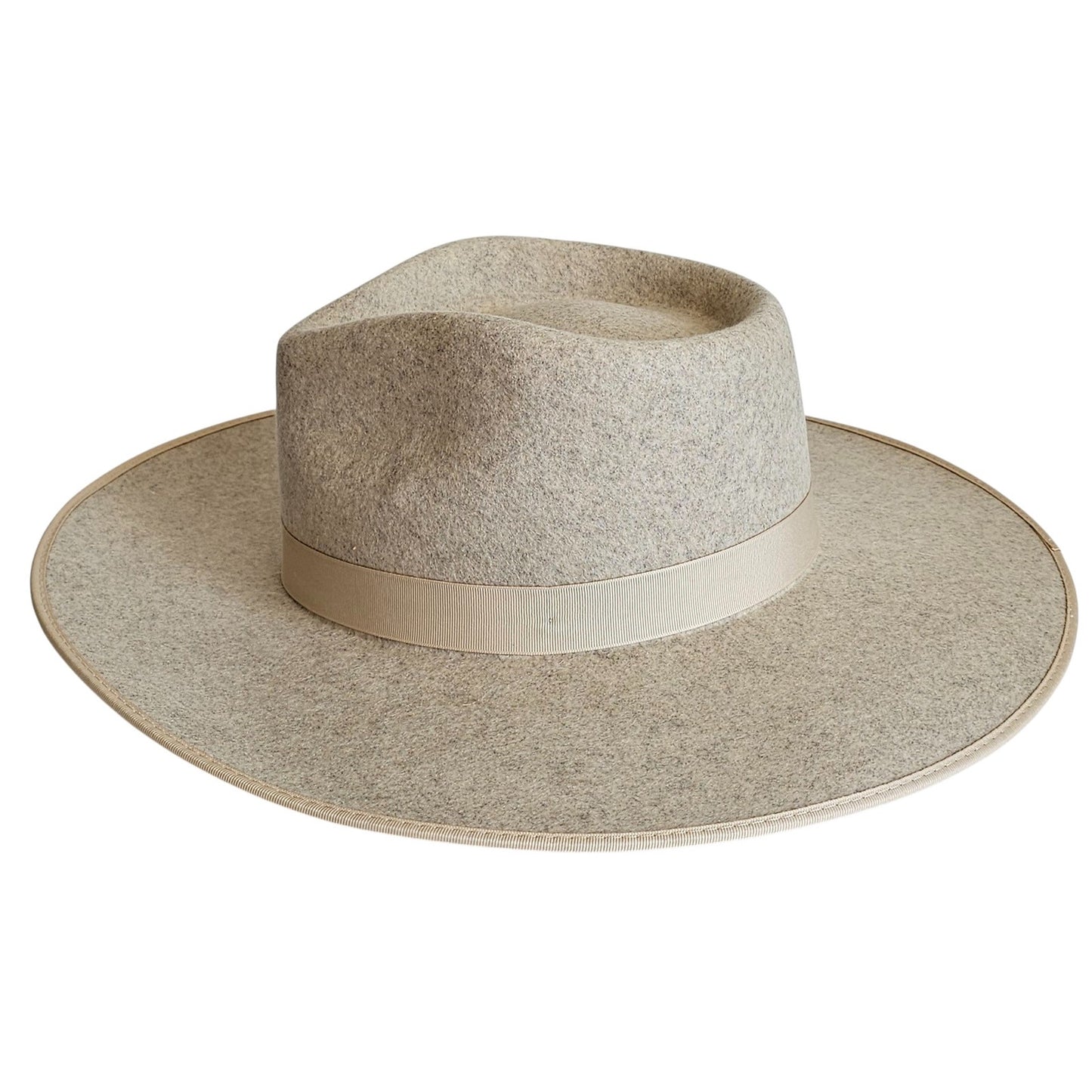 Lack of Color Carlo Speckled Grey Rancher hat (Ivory)