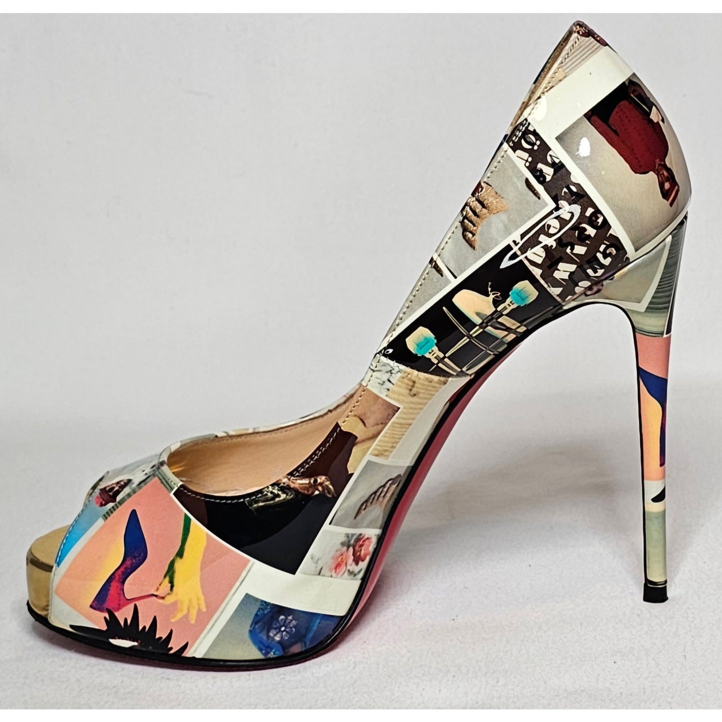 Christian Louboutin Very Privé patent leather heels
