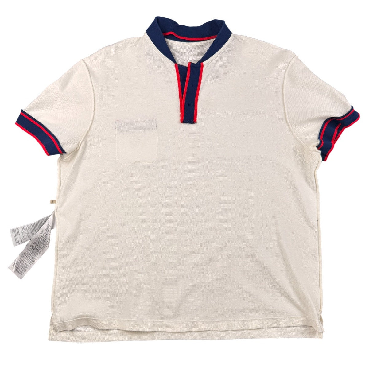 Gucci Cotton Piquet Polo with Interlocking G patch Sz Large