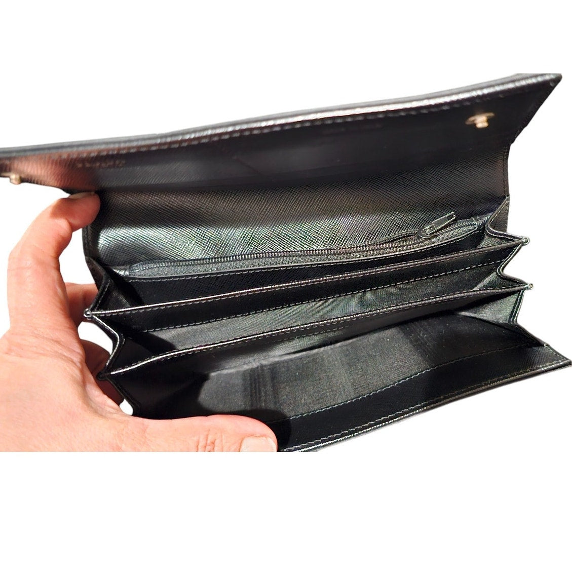 Prada Tesstuto Black Nylon Wallet