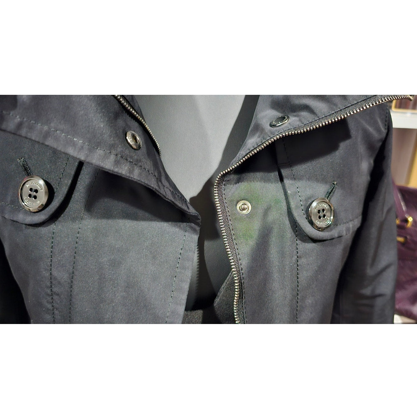 Burberry Belted Trench Coat with Nova Check Lining & Detachable Vest