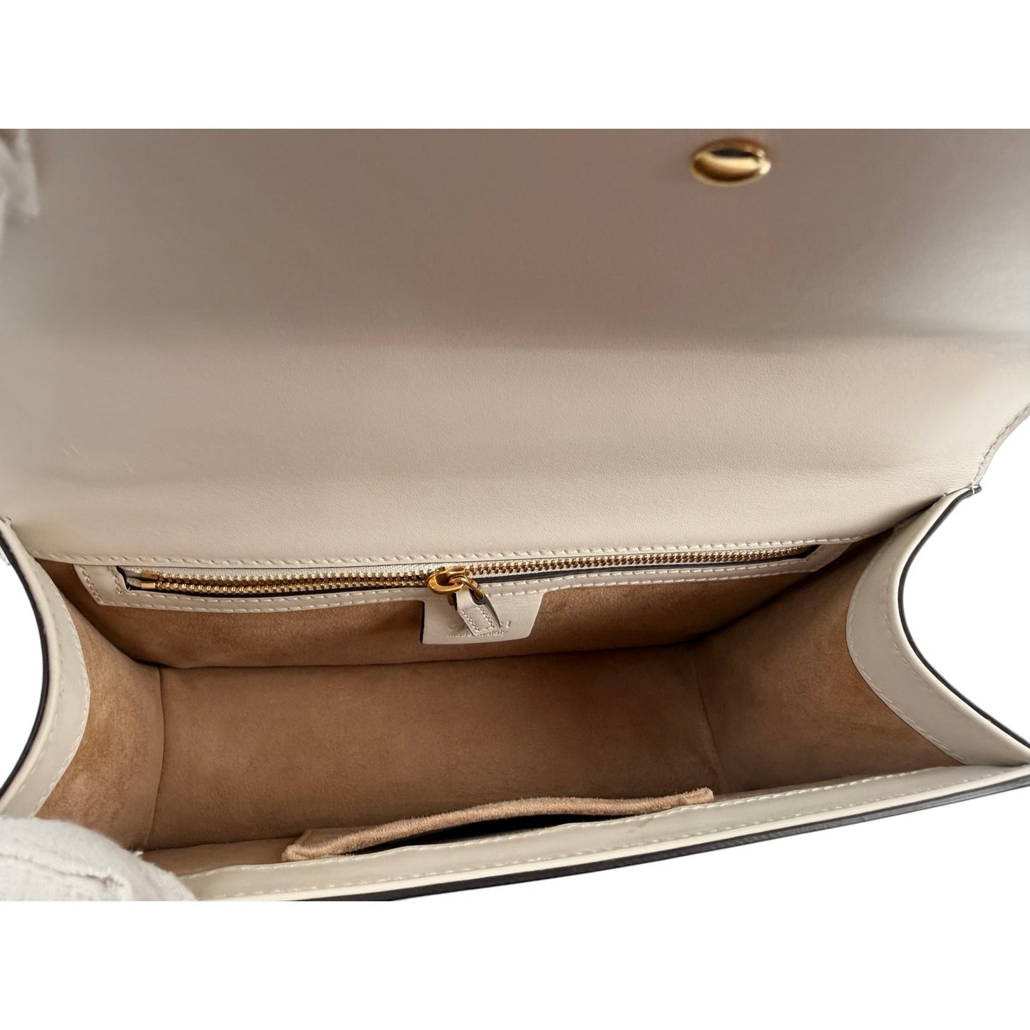 GUCCI Sylvie Embroidered Floral Shoulder Bag in White