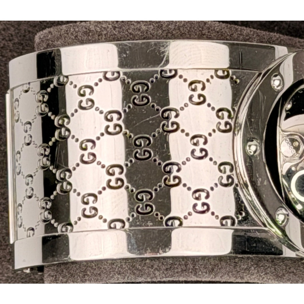Gucci Stainless Steel 33mm Twirl Quartz Watch Brown