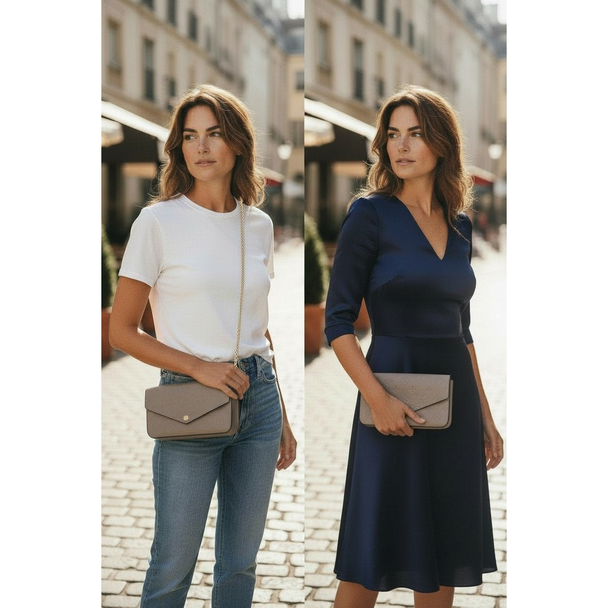 Louis Vuitton Pochette Félicie in Monogram Empreinte leather