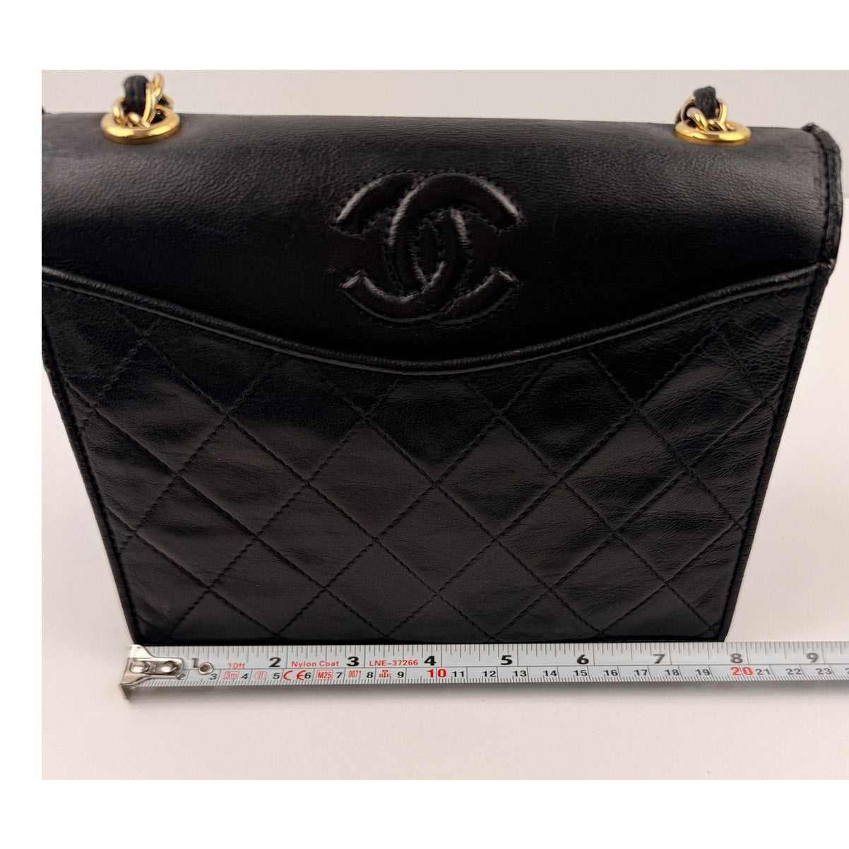 Chanel Lambskin Quilted Timeless CC Small Single Flap Black