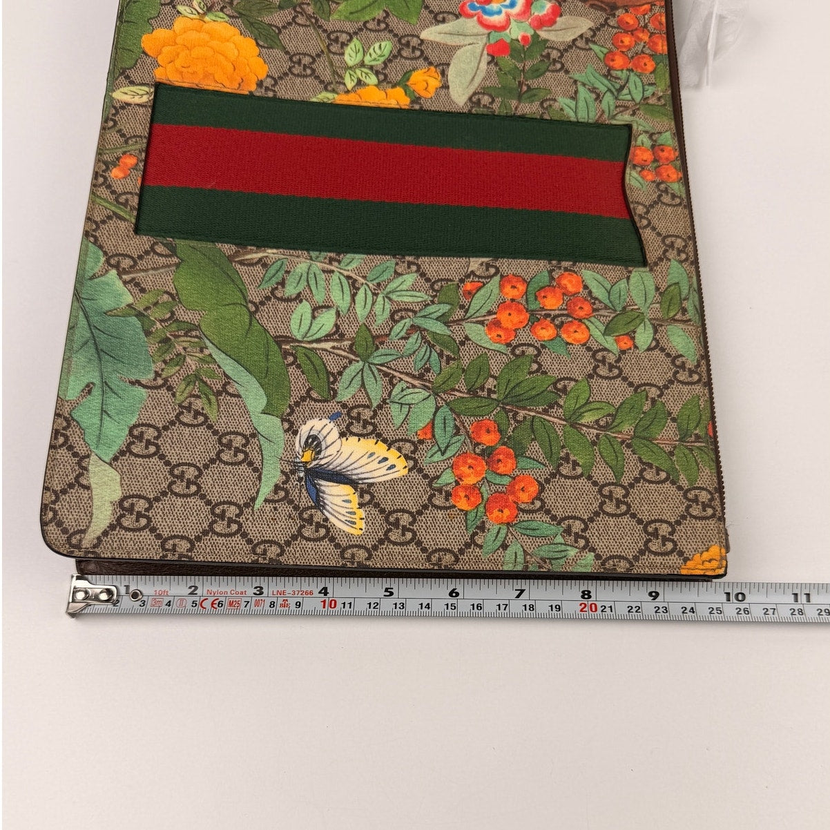 Gucci Multicolor Tian GG Supreme Canvas and Leather Clutch Bag