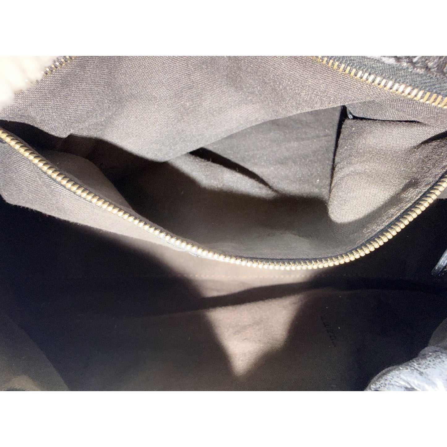 Fendi Crocodile-Trimmed Magic Bag Black