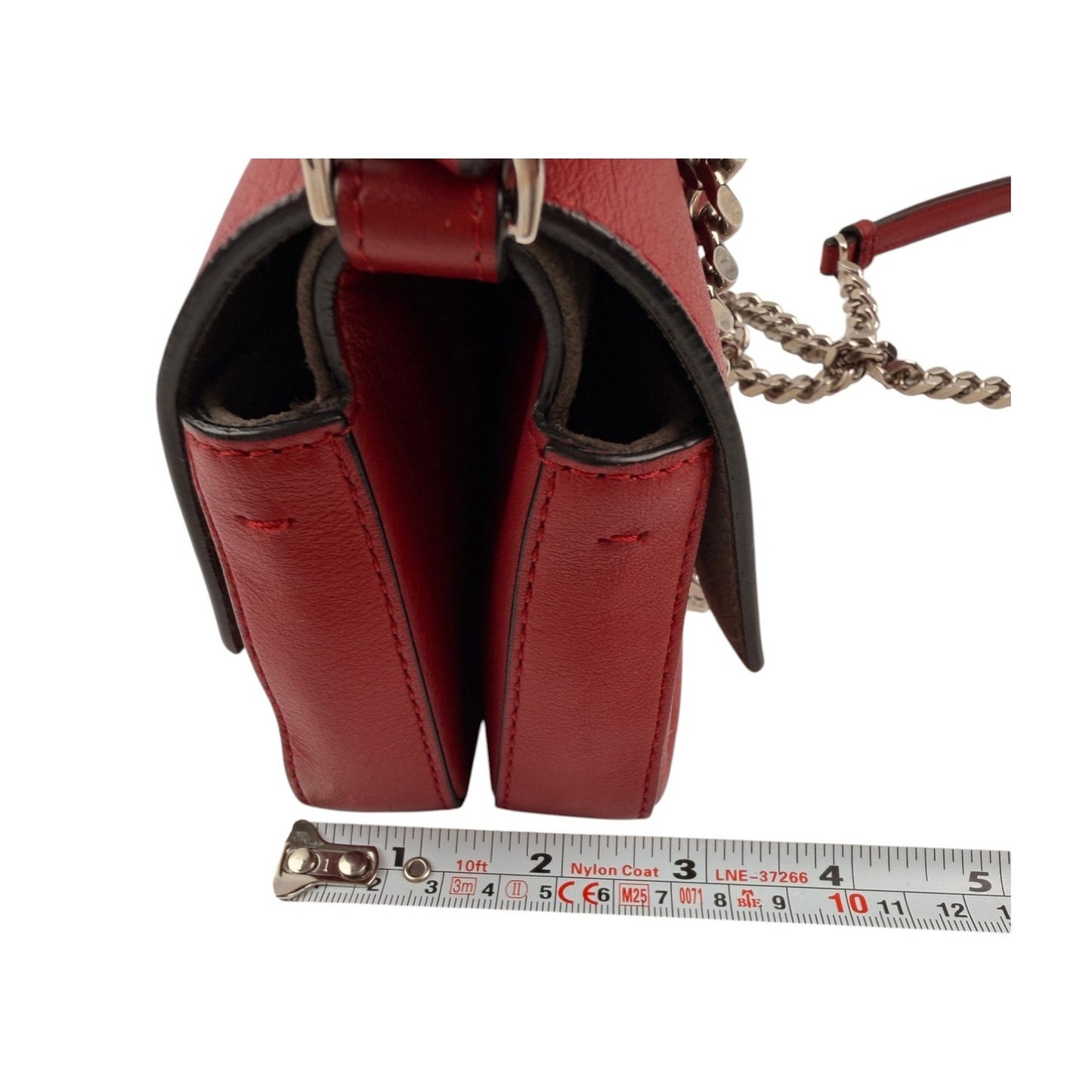 Fendi Micro Monster Baguette Bag red