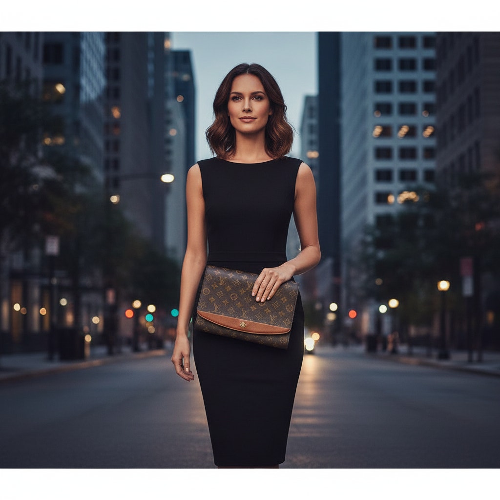 Louis Vuitton Monogram Bordeaux shoulder bag or clutch