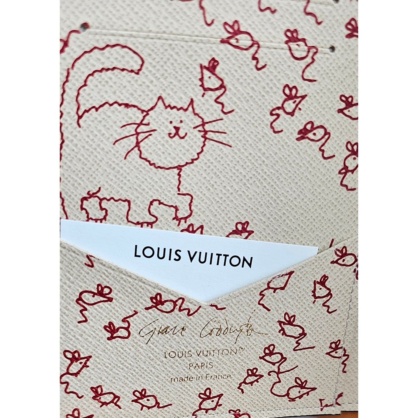 Louis Vuitton Monogram Travels With Grace Coddington Passport Cover