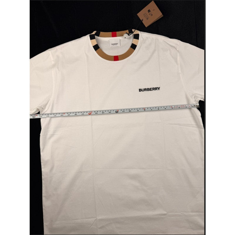 Burberry Men's 'Jayson' Icon Stripe Trim Cotton T-Shirt NWT Sz M
