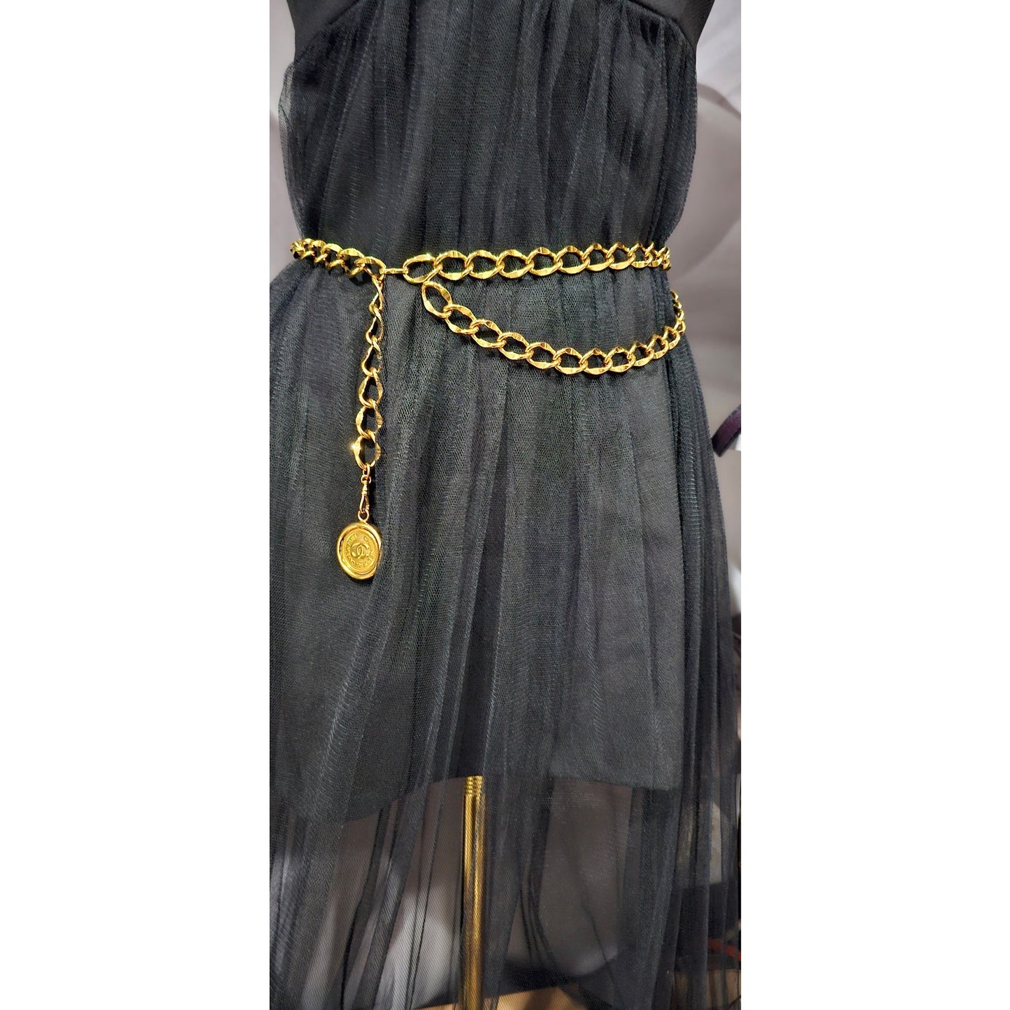 Chanel Vintage Double Chain Belt