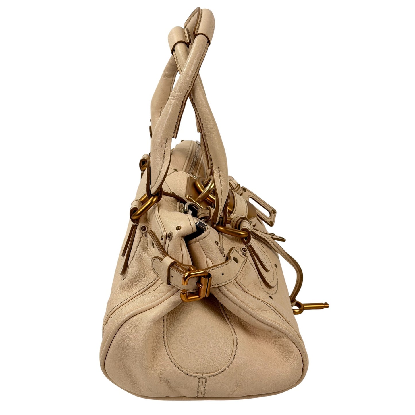 Chloe Ivory Paddington Medium Satchel Bag