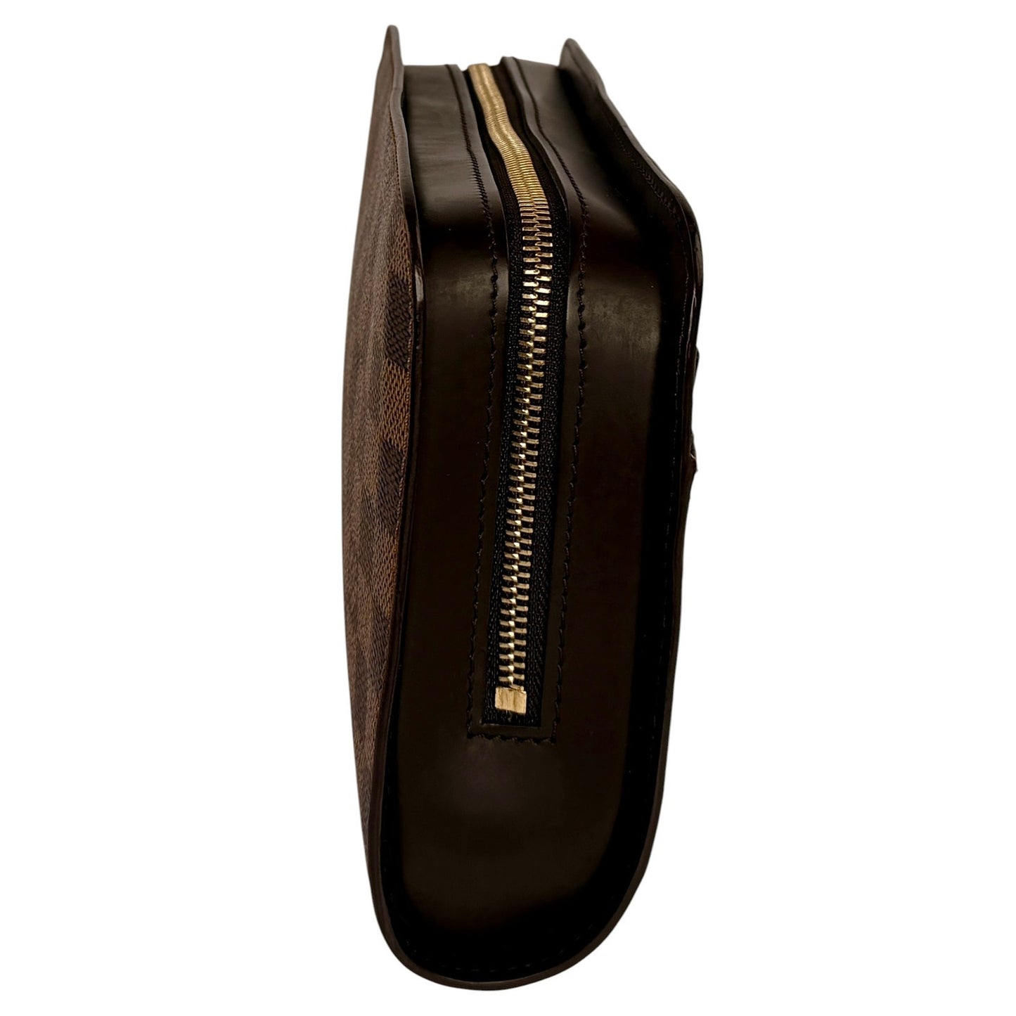 Louis Vuitton Damier Ebene Saint Louis Clutch Wristlet LV Brown