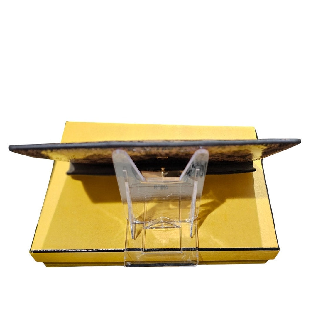 Fendi FF Busta 2023 snakeskin/python clutch