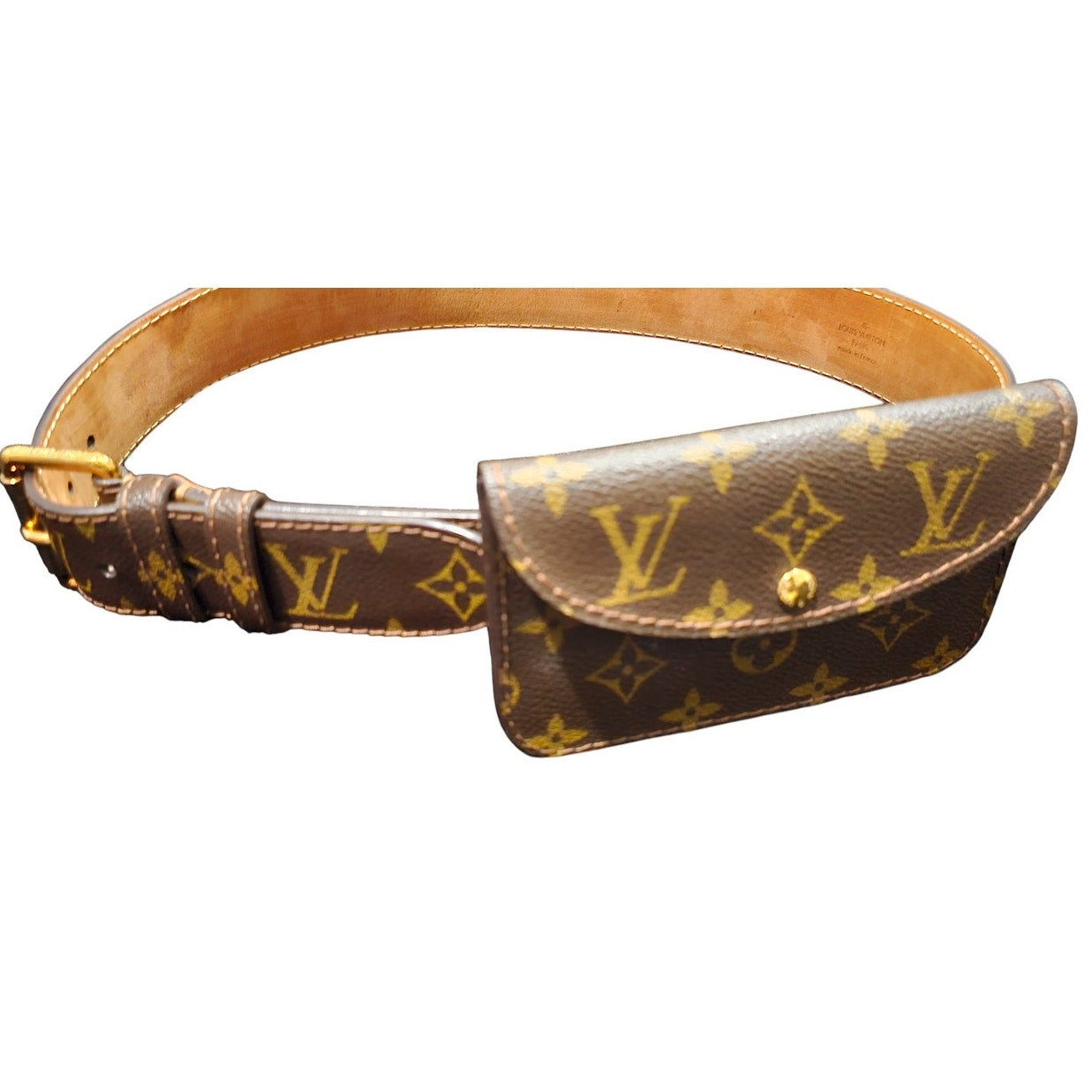 Louis Vuitton Monogram Ceinture Pochette Solo 80cm/32in Belt
