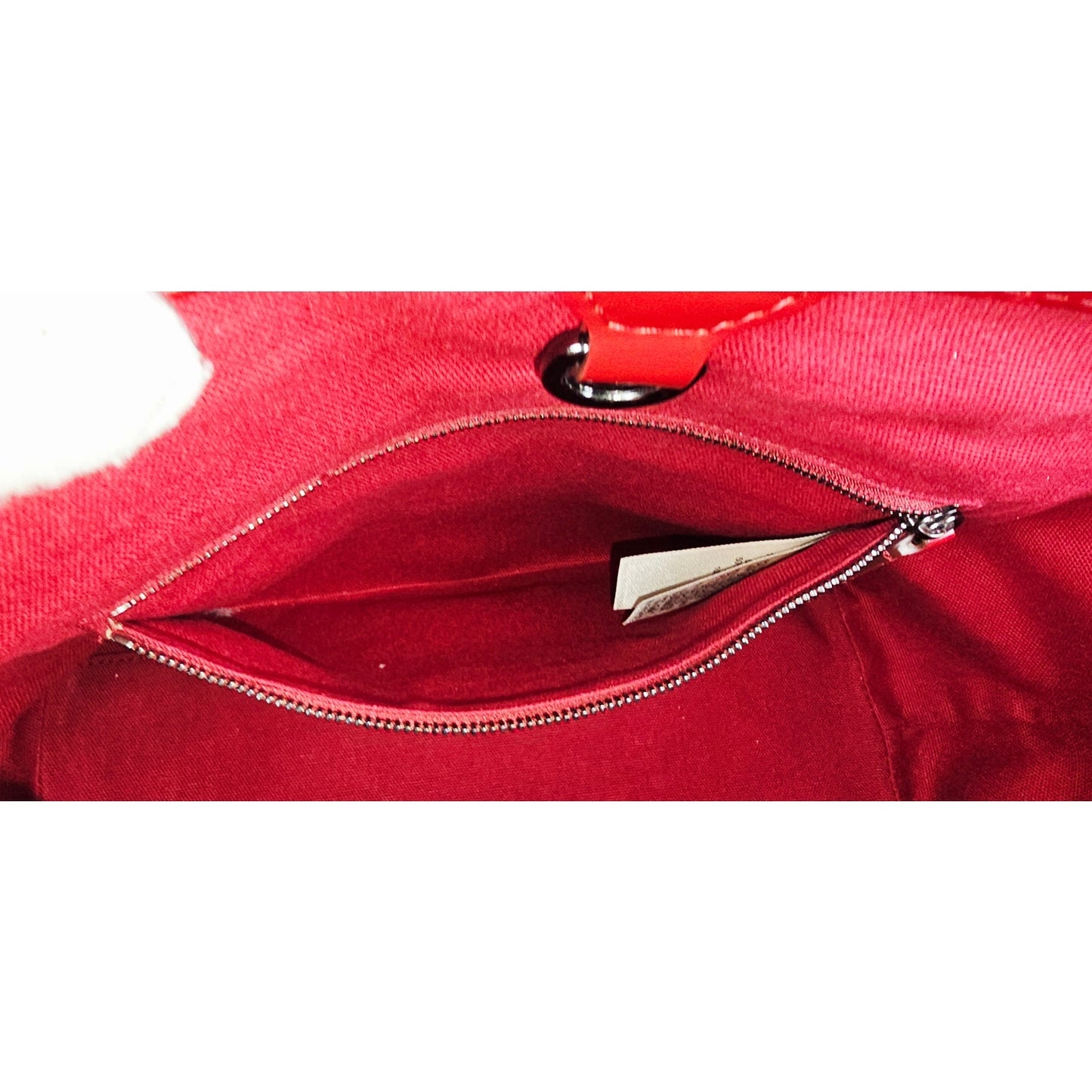 Burberry Red Nova Check Coated Canvas/Vinyl Tote