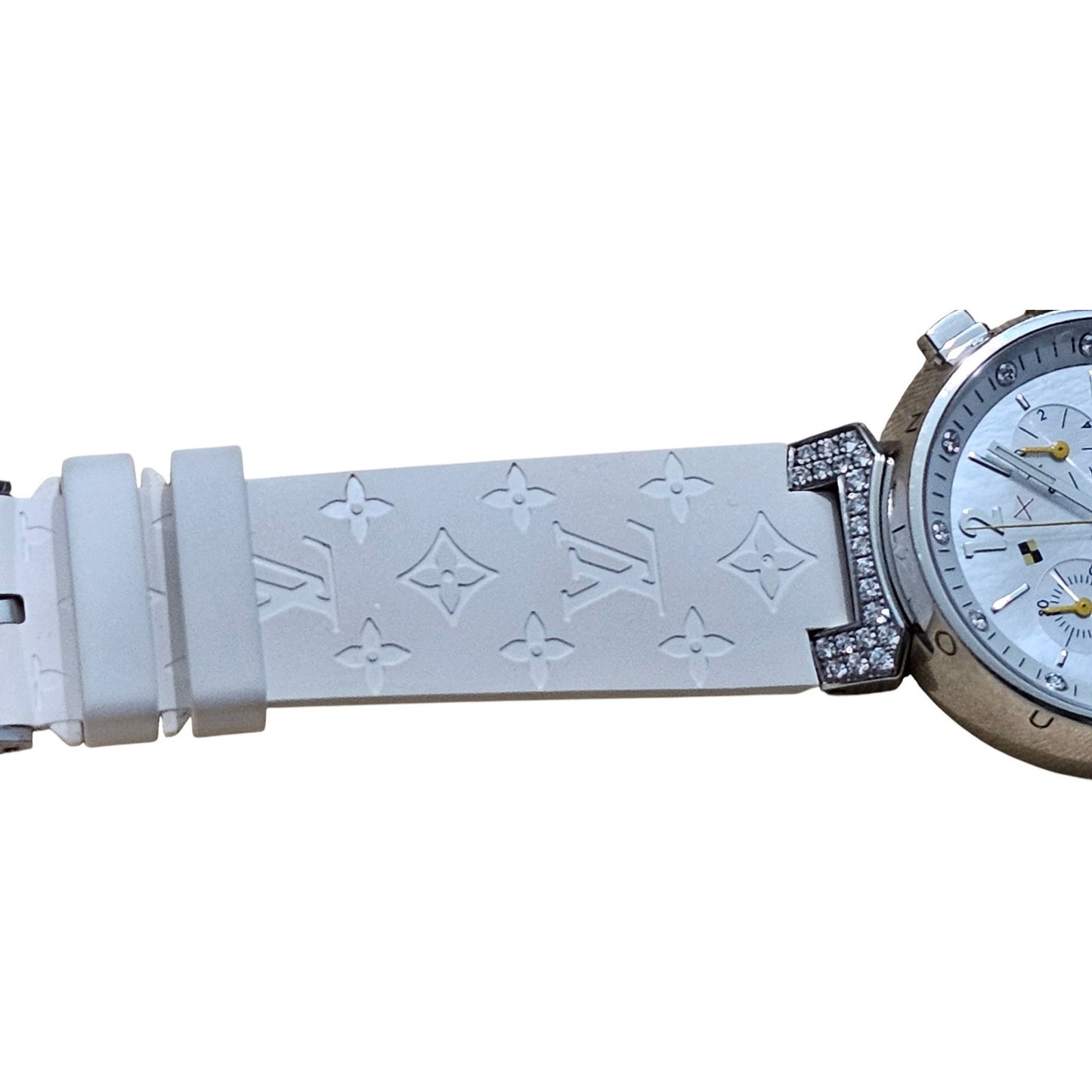 Louis Vuitton Diamond Tambour Lovely Cup 34mm Ladies Watch