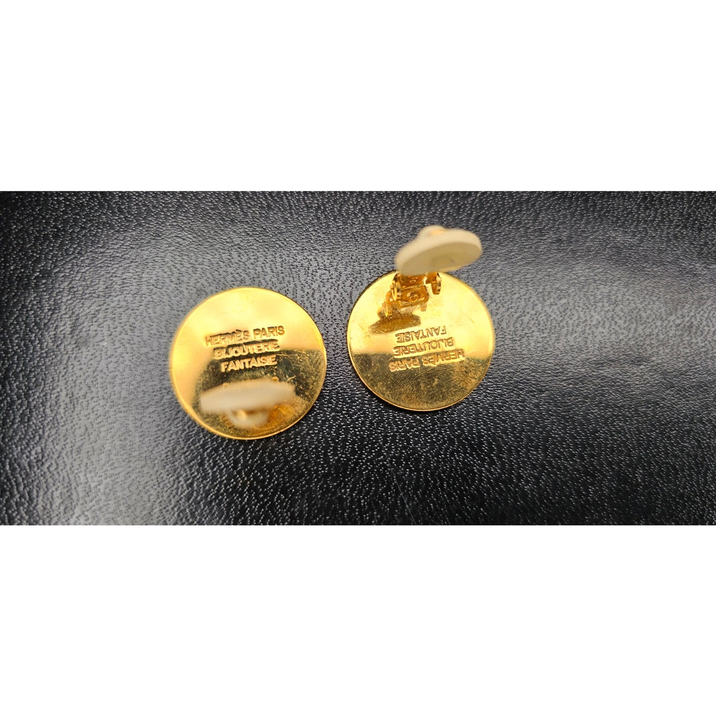 Hermès Clou de Selle Gold Clip-On Earring