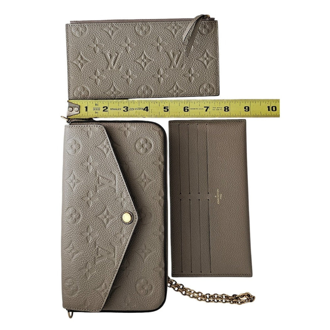 Louis Vuitton Pochette Félicie in Monogram Empreinte leather