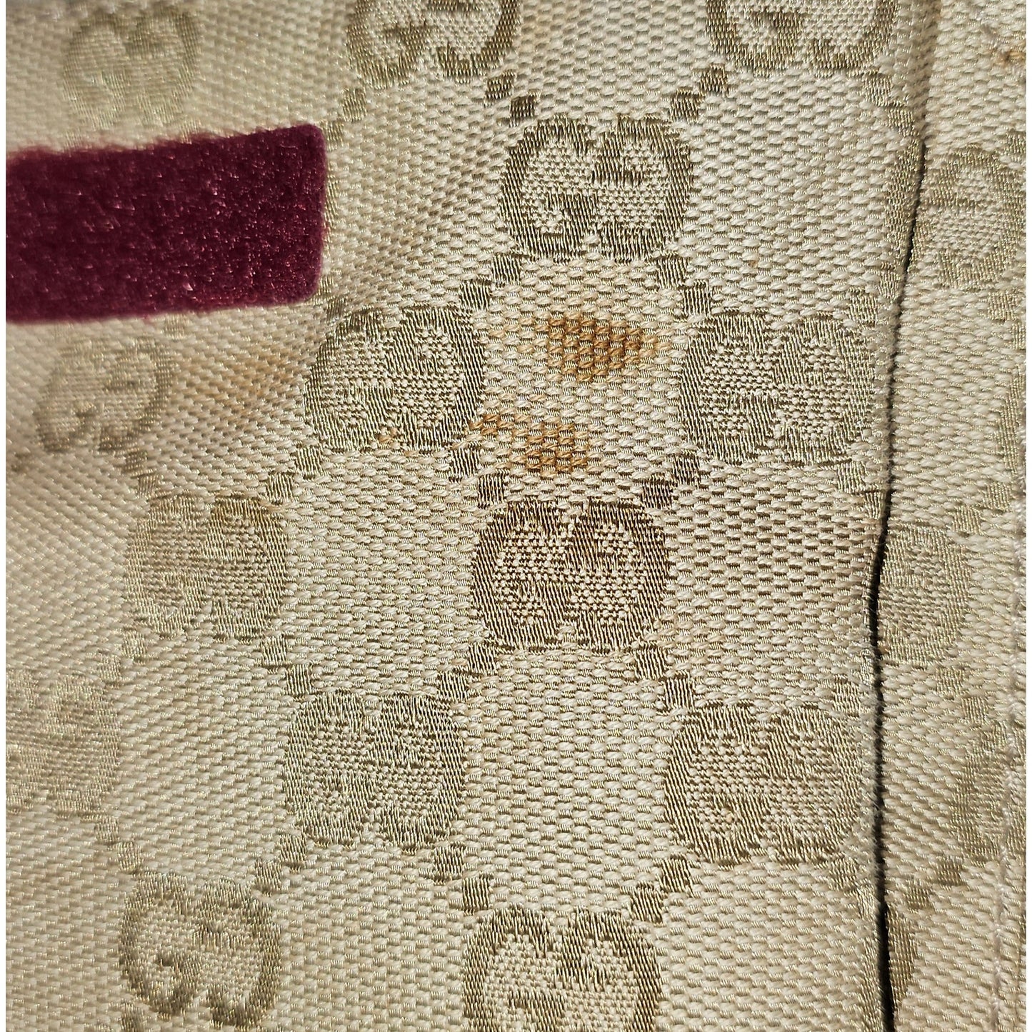Gucci Pre-Owned GG Canvas & Leather Double Pocket Belt Bag