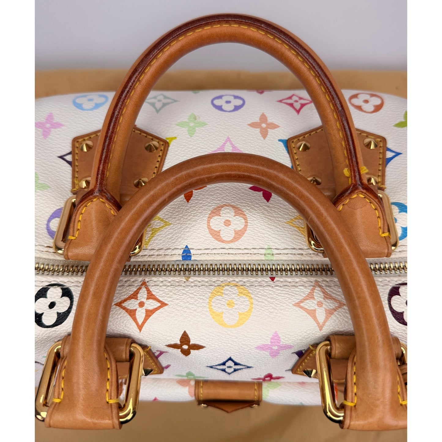Louis Vuitton Monogram Multicolor x Takashi Murakami 2003 Monogram Speedy 30 handbag