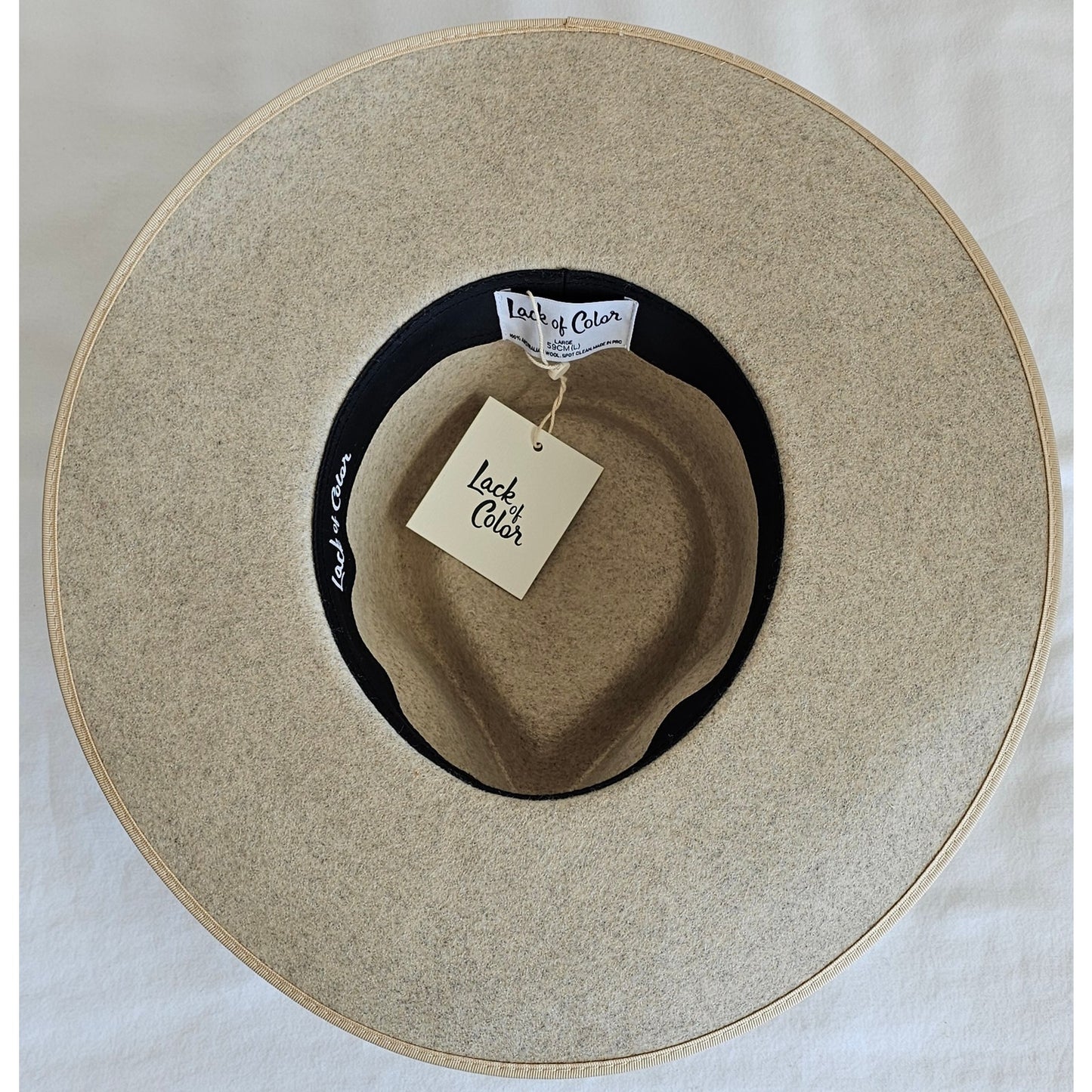 Lack of Color Carlo Speckled Grey Rancher hat (Ivory)