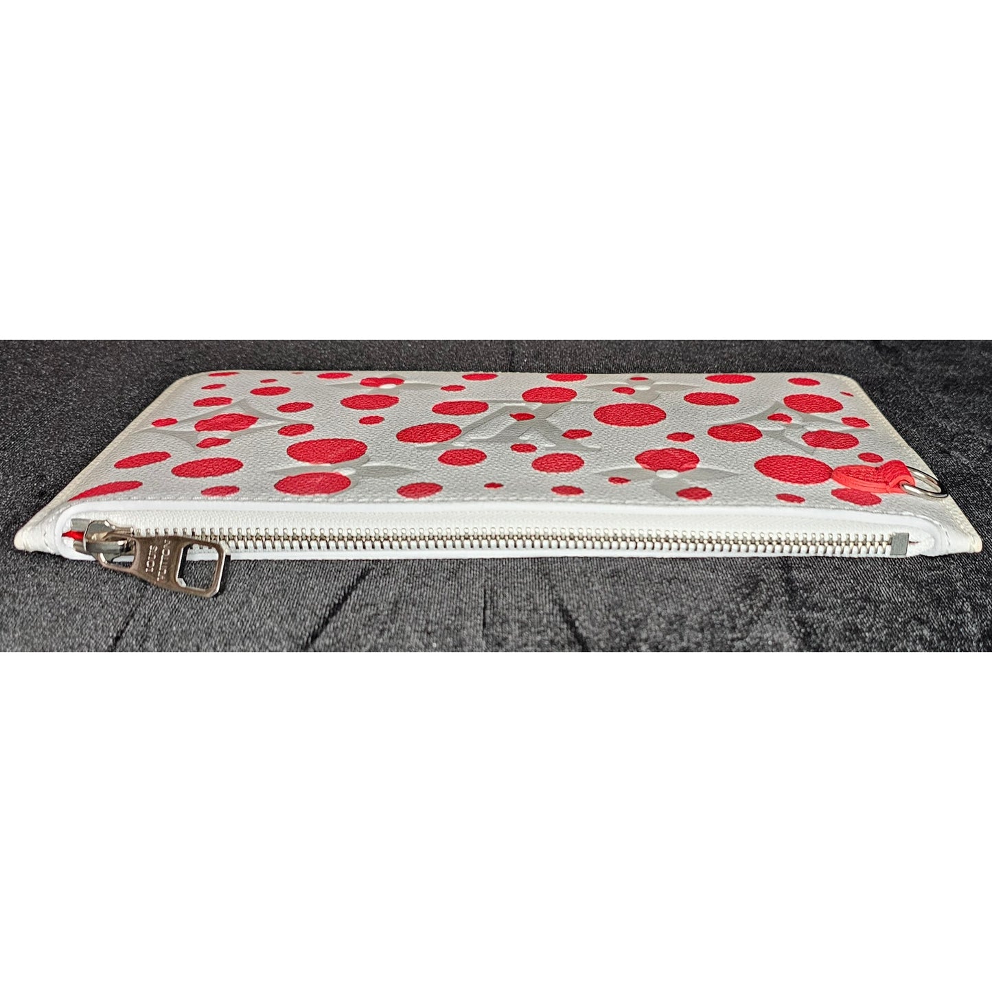 Louis Vuitton Yayoi Kusama Monogram Empreinte Neverfull Red Dots Pouch