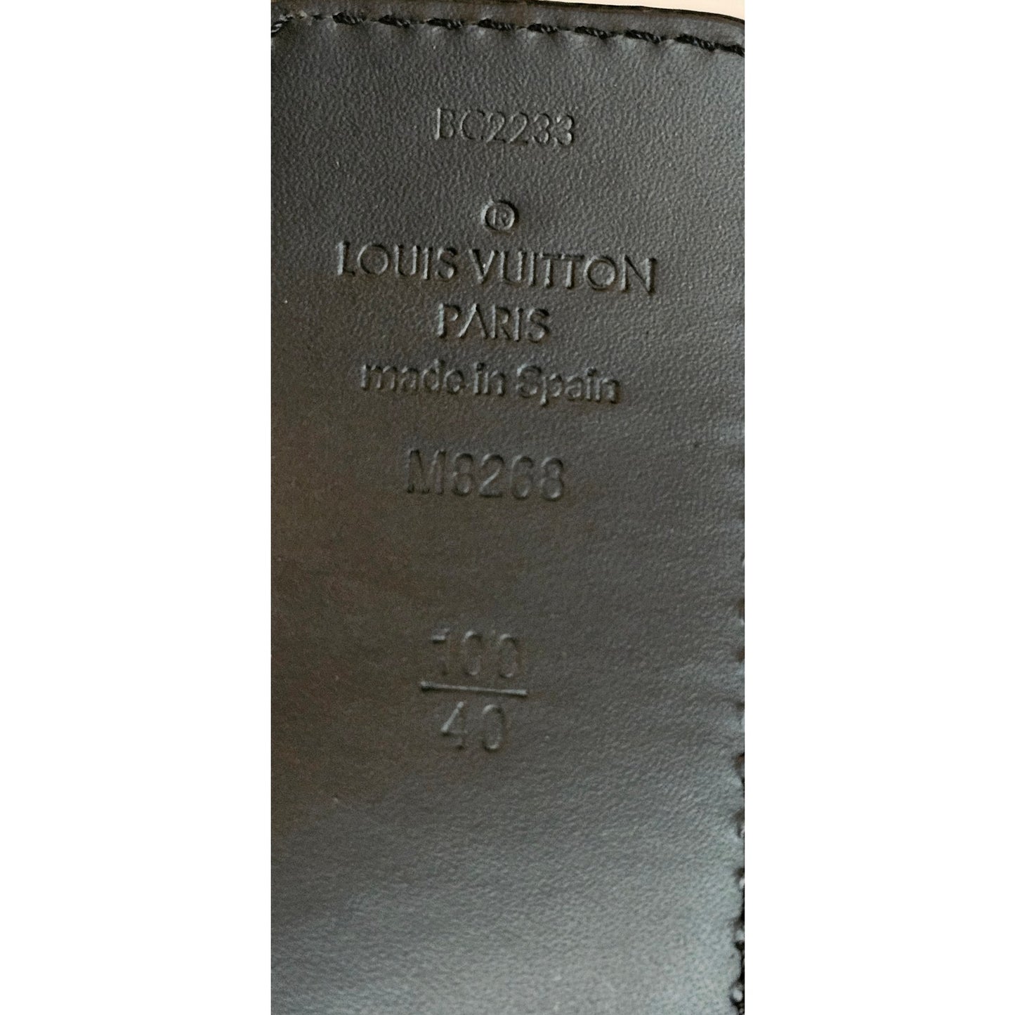 Louis Vuitton X Kid Super Monogram Reversible Belt Size 100cm/40 in