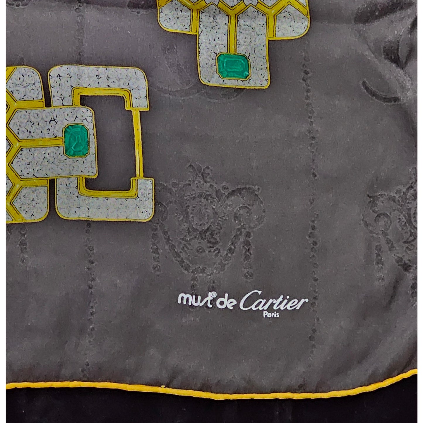 Must de Cartier Square Silk Scarf