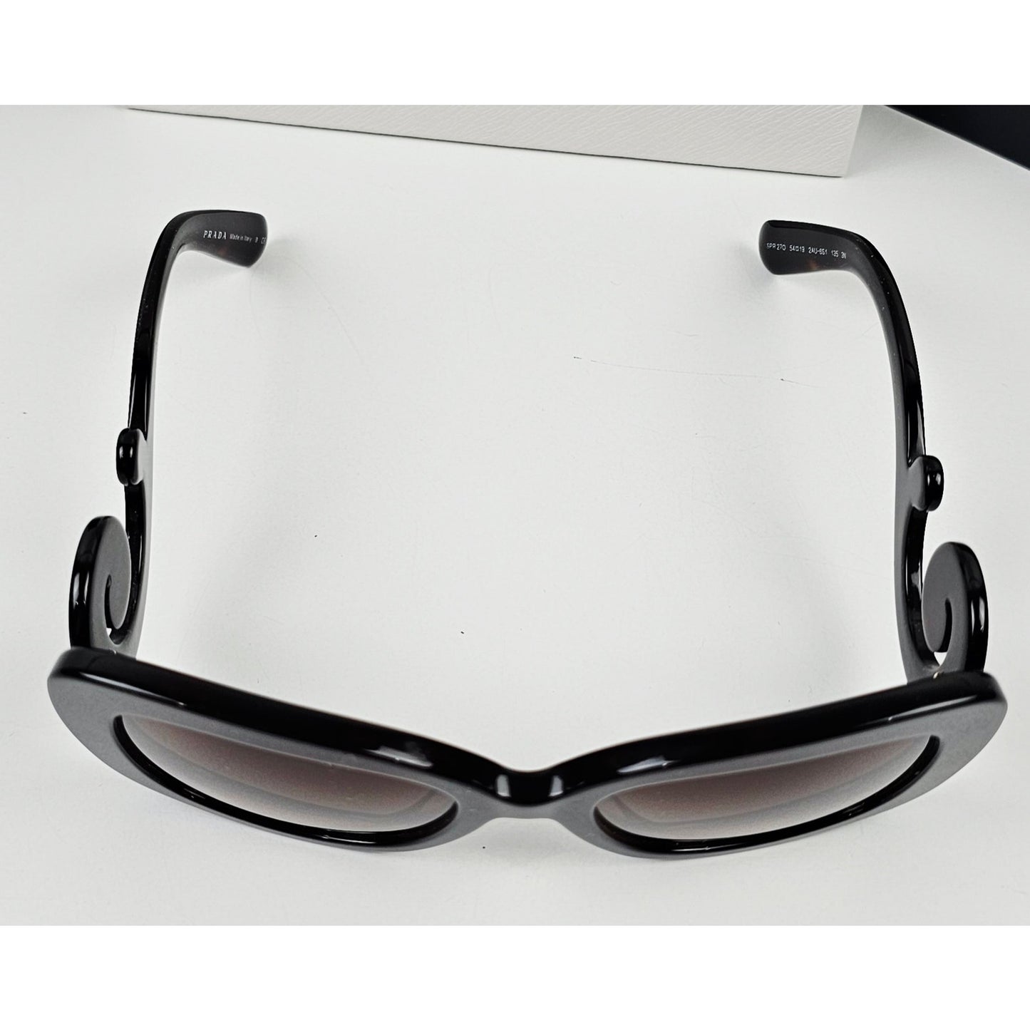 Prada Sunglasses Baroque Swirl Brown Square