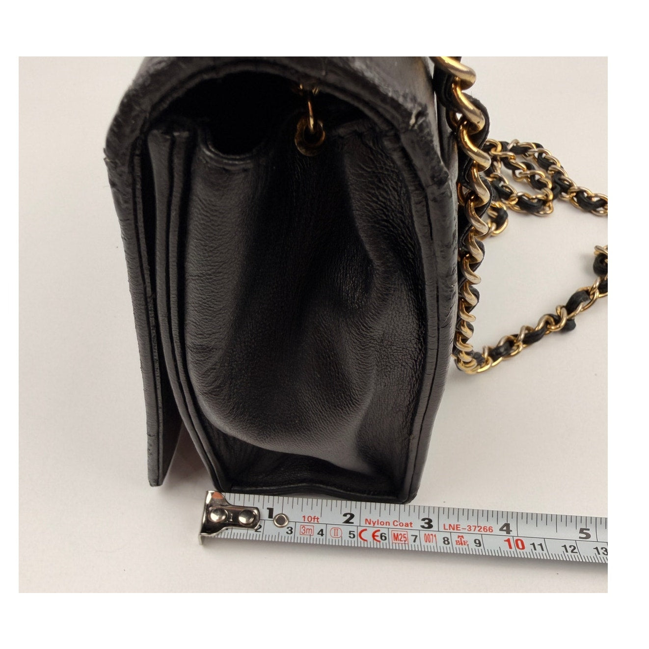 Chanel Lambskin Quilted Timeless CC Small Single Flap Black
