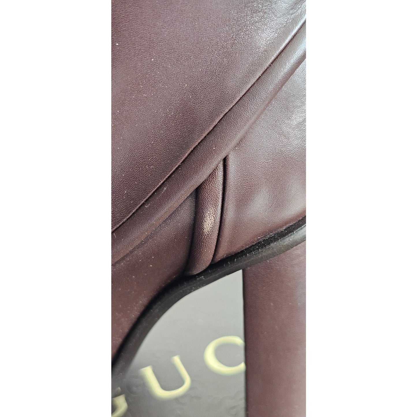 GUCCI Trish Rare Pull On Runway Boots SIZE (size mismatched) 35.5