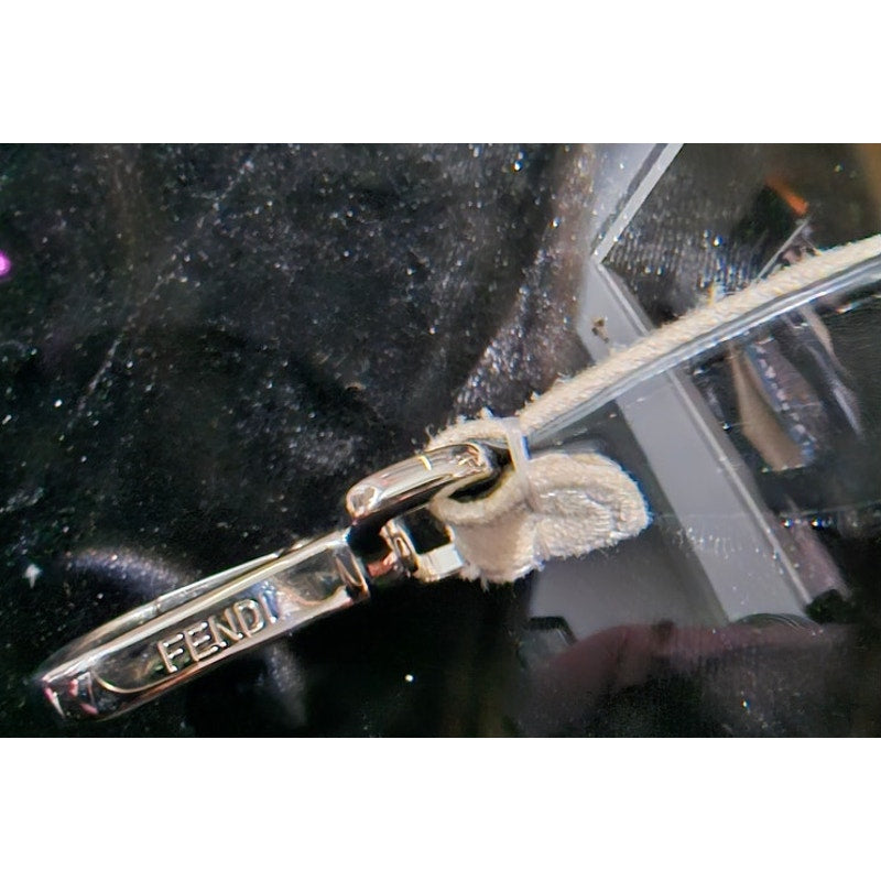 Fendi Multicolor Embroidered Beads Floral Shoulder Strap / Guitar Strap