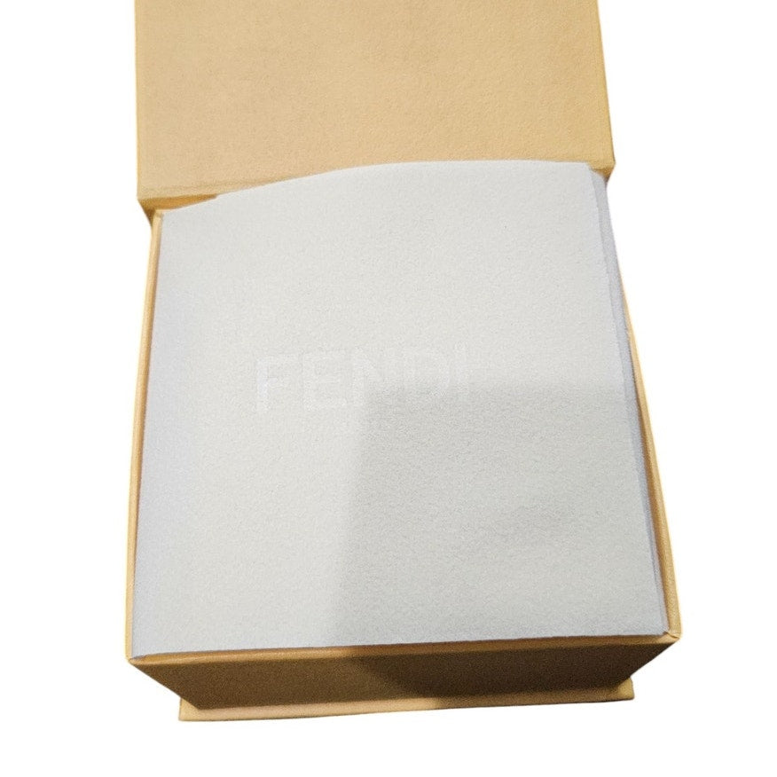 Fendi TIMELESS Baguette Palladium and Gold Colored Bracelet