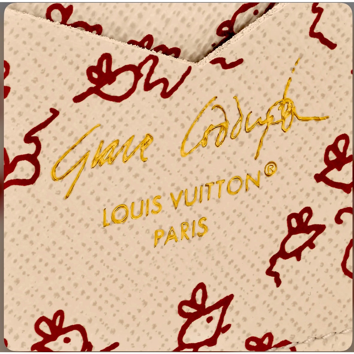Louis Vuitton Monogram Travels With Grace Coddington Passport Cover